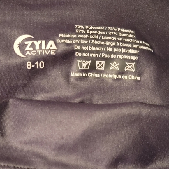 Zyia active sport, gym, fitness, workout, running mid calf length Size 8-10 - Picture 6 of 6